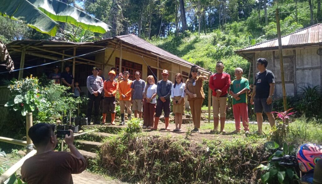 BENCANA ALAM, POHON TUMBANG MENIMPAH RUMAH WARGA